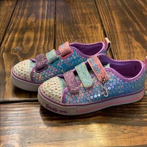 Skechers brand Mermaid edition Twinkle Toes.